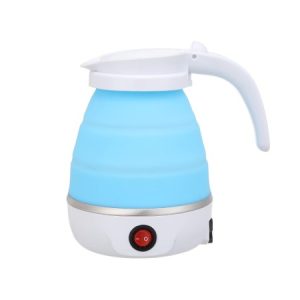 Portable folding electric Kettle (Blue)